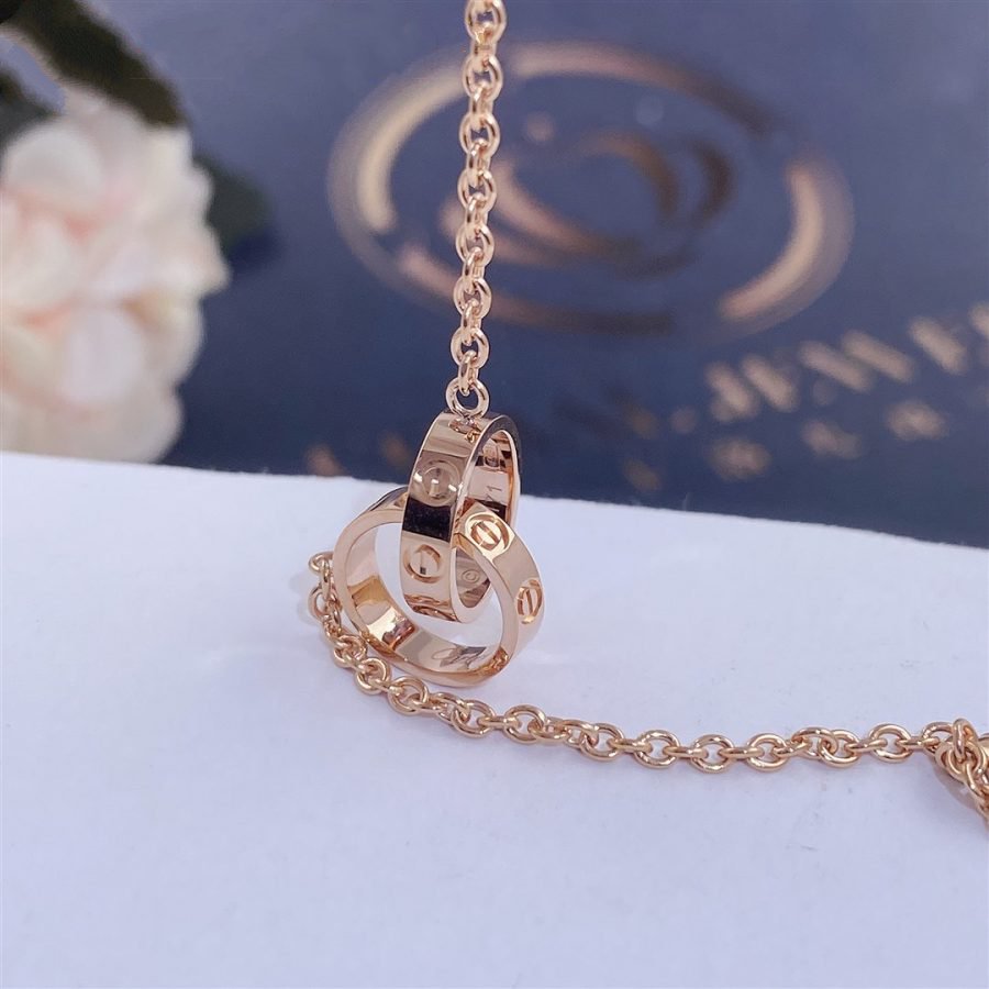 [ElanLuxe Jewelry]LOVE BRACELET DOUBLE RING