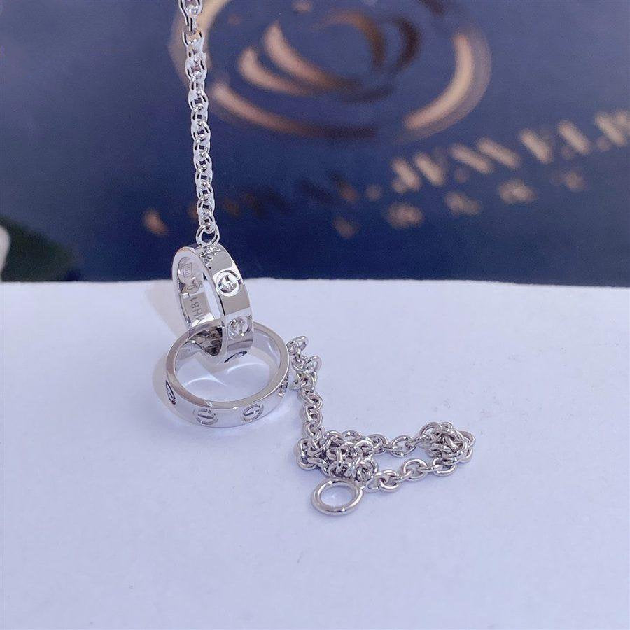 [ElanLuxe Jewelry]LOVE BRACELET DOUBLE RING