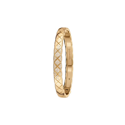 [ElanLuxe Jewelry]KOKO CRUSH HALF DIAMONDS GLOD SILVER ROSE GOLD