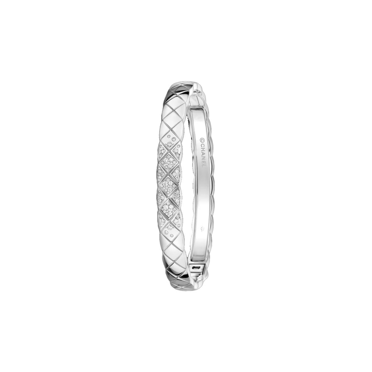 [ElanLuxe Jewelry]KOKO CRUSH HALF DIAMONDS GLOD SILVER ROSE GOLD