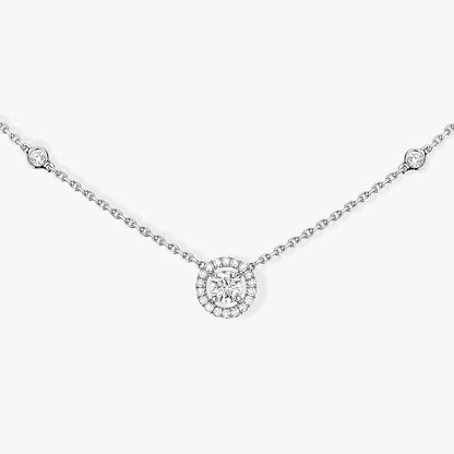 [ElanLuxe Jewelry]Diamond Necklace 0,20ct Brilliant Shape Joy