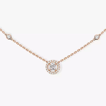 [ElanLuxe Jewelry]Diamond Necklace 0,20ct Brilliant Shape Joy