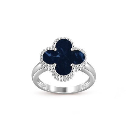 [ElanLuxe Jewelry]CLOVER SILVER RING COLLECTION