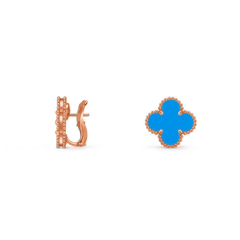 [ElanLuxe Jewelry]CLOVER 15MM MOP EARRINGS COLLECTION