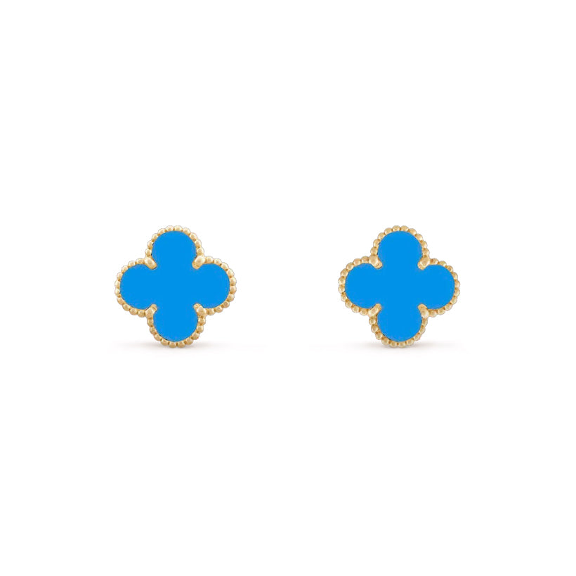 [ElanLuxe Jewelry]CLOVER 15MM EARRINGS COLLECTION