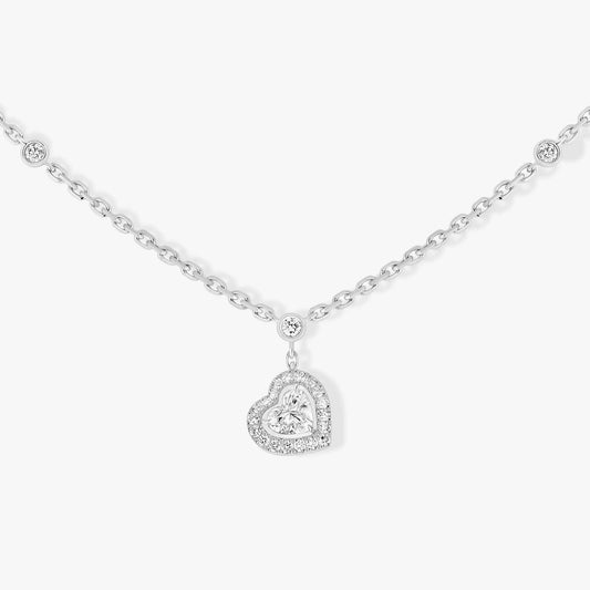 [ElanLuxe Jewelry]JOY HEART DIAMOND NECKLACE