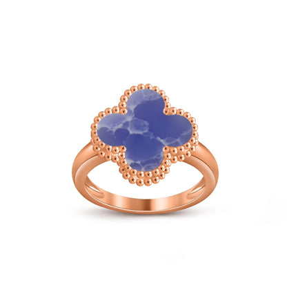 [ElanLuxe Jewelry]CLOVER RING ROSE GOLD COLLECTION