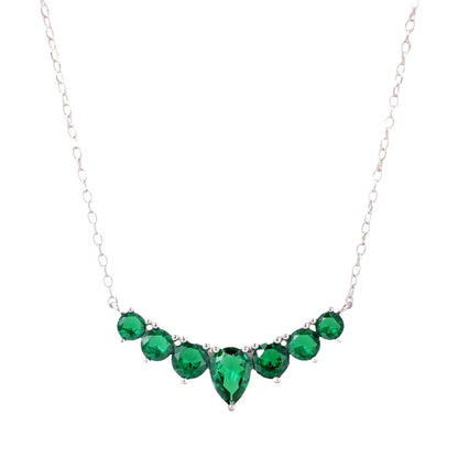 [ElanLuxe Jewelry]Dainty Colorful Heart Necklace