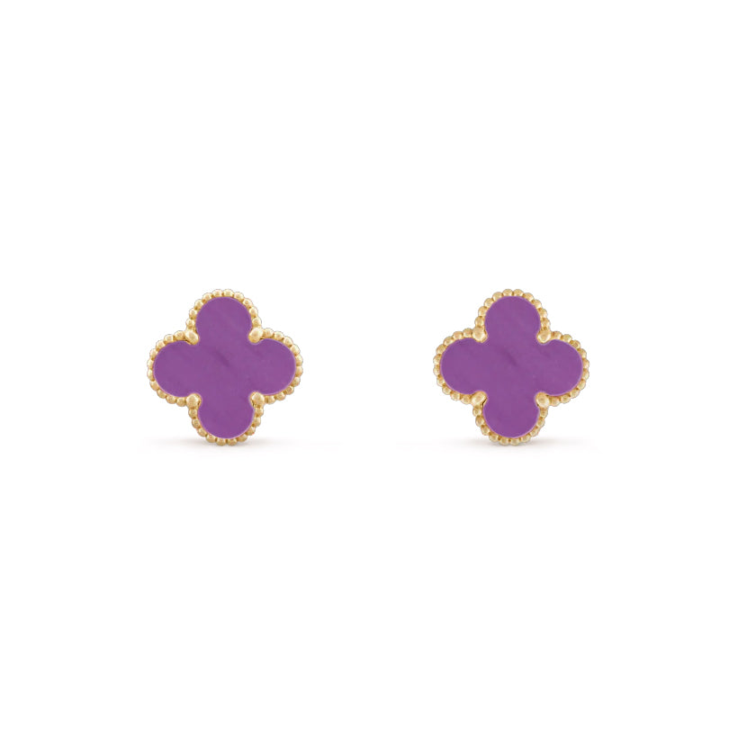 [ElanLuxe Jewelry]CLOVER  9.5MM EARRINGS COLLECTION