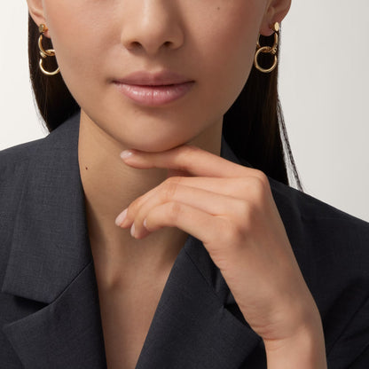 [ElanLuxe Jewelry]JUSTE NO DIAMOND DOUBLE EARRINGS