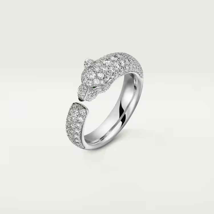 [ElanLuxe Jewelry]PANTHERE FULL DIAMOND SMALL RING
