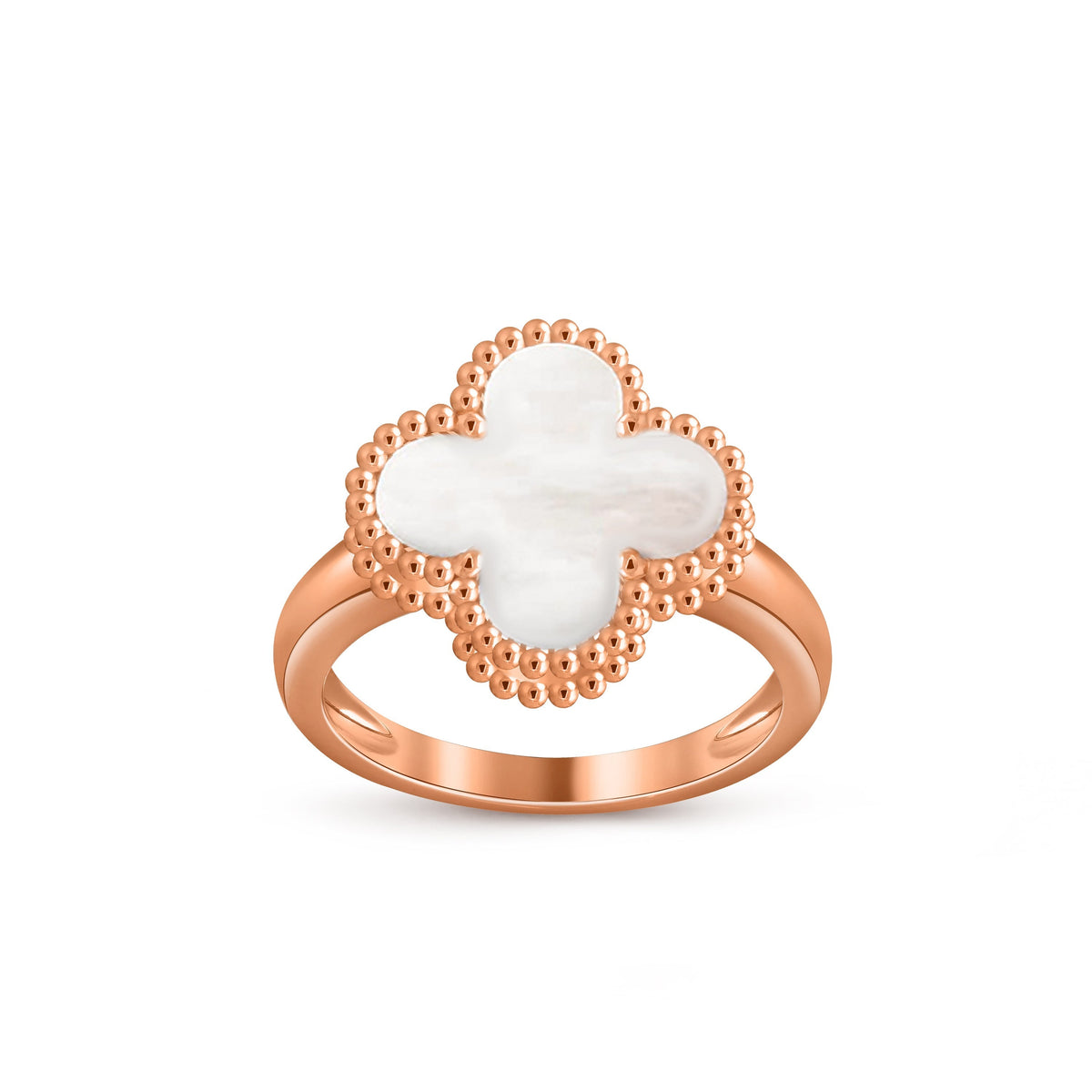 [ElanLuxe Jewelry]CLOVER RING ROSE GOLD COLLECTION