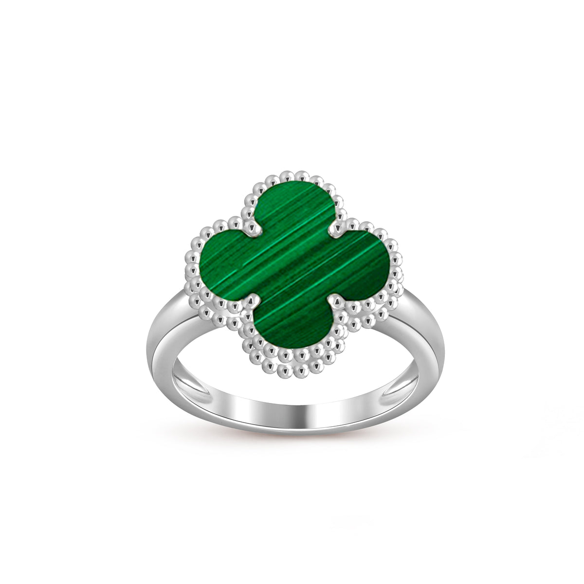 [ElanLuxe Jewelry]CLOVER SILVER RING COLLECTION