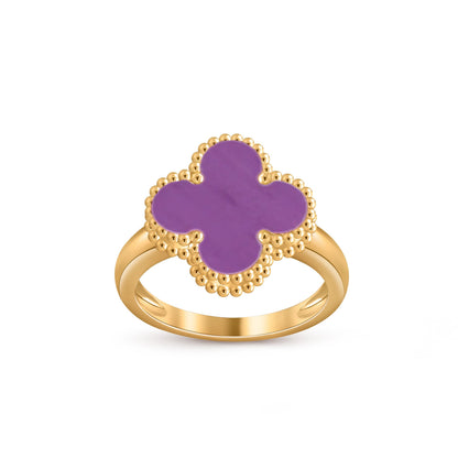 [ElanLuxe Jewelry]CLOVER RING GOLD COLLECTION