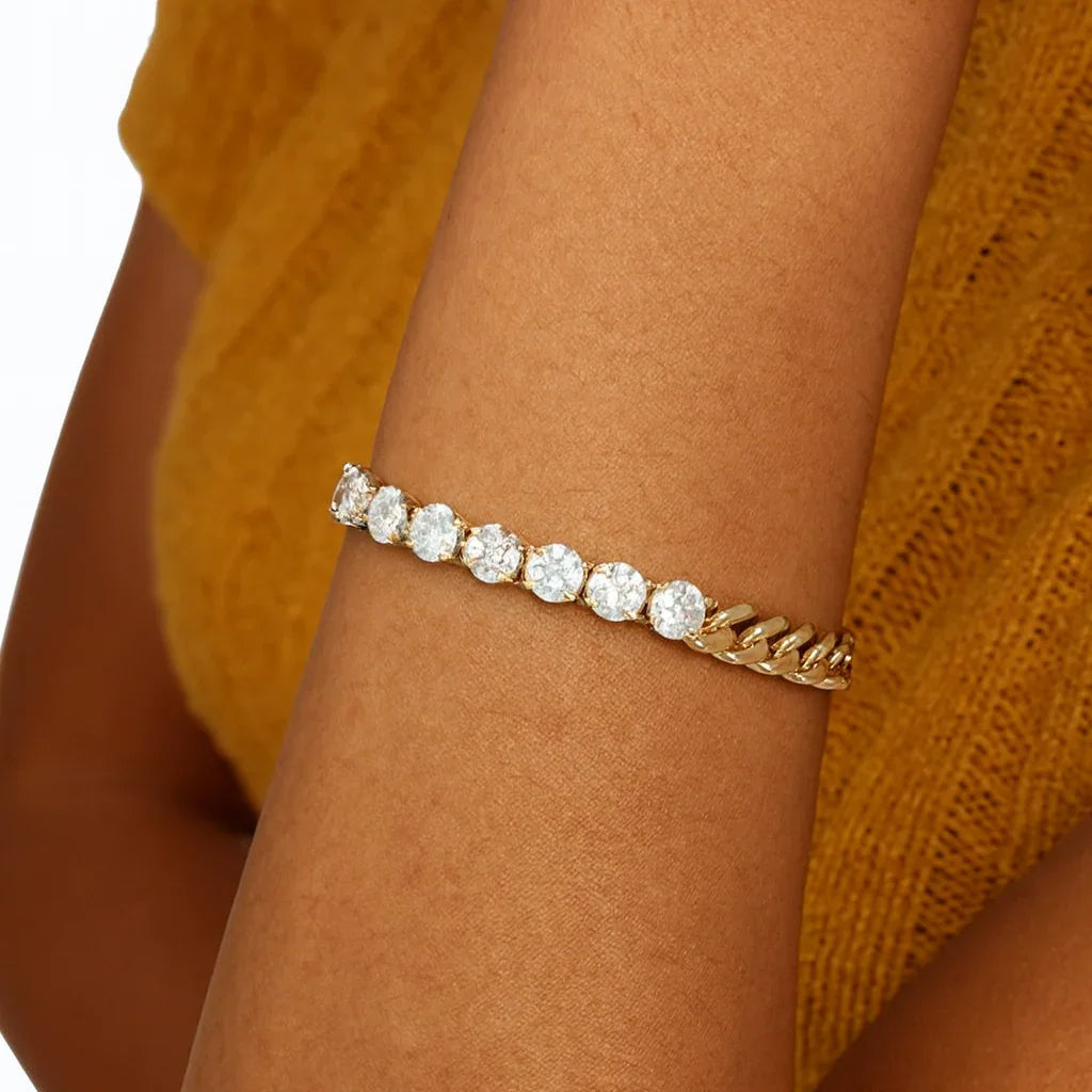 [ElanLuxe]Maelle Diamond Bracelet