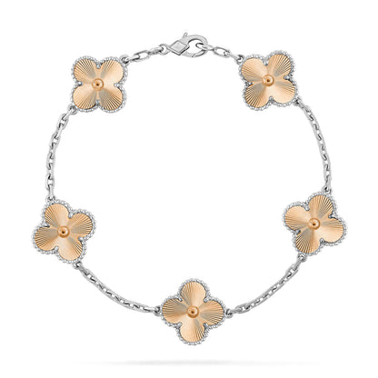[ElanLuxe Jewelry] CLOVER 5 MOTIF LASER BRACELET COLLECTION