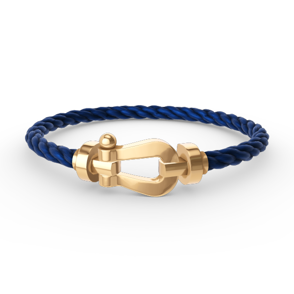 [ElanLuxe Jewelry]Force Horseshoe & Clover 5 Motifs Bracelet Stack Set