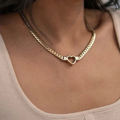 [ElanLuxe]Vali Heart Choker
