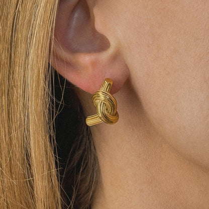 [ElanLuxe]Briony Gold Earrings