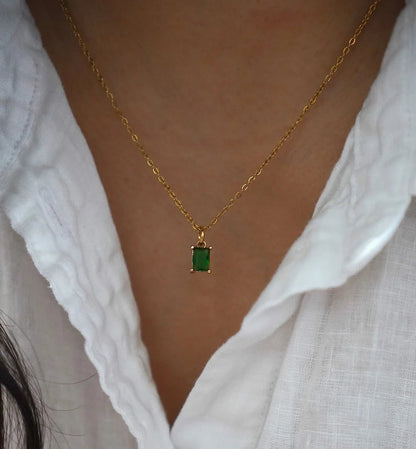 [ElanLuxe]Emi Green Necklace