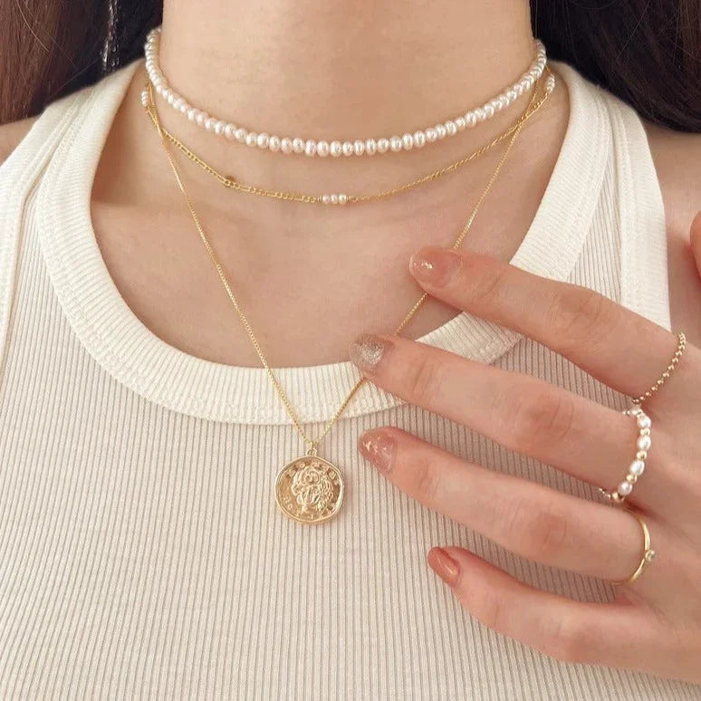 [ElanLuxe]Fiji Pearl Band Ring