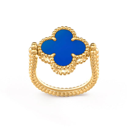 [ElanLuxe Jewelry]CLOVER RIVERSIBLE RING GOLD COLLECTION