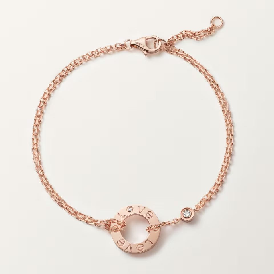 [ElanLuxe Jewelry]LOVE BRACELET 2 DIAMOND