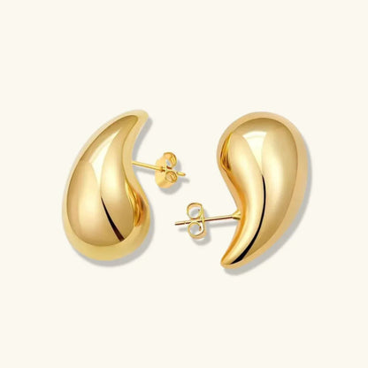 [ElanLuxe]Sandra Teardrop Gold Earrings