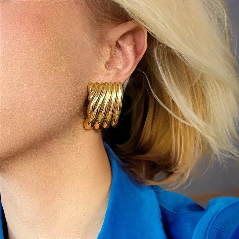 [ElanLuxe]Alisa Gold Earrings