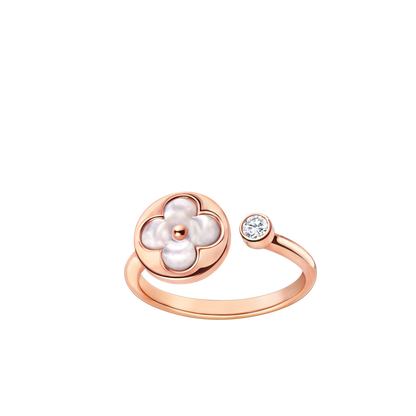[ElanLuxe Jewelry]SUN 1 DIAMOND PINK MOP RING