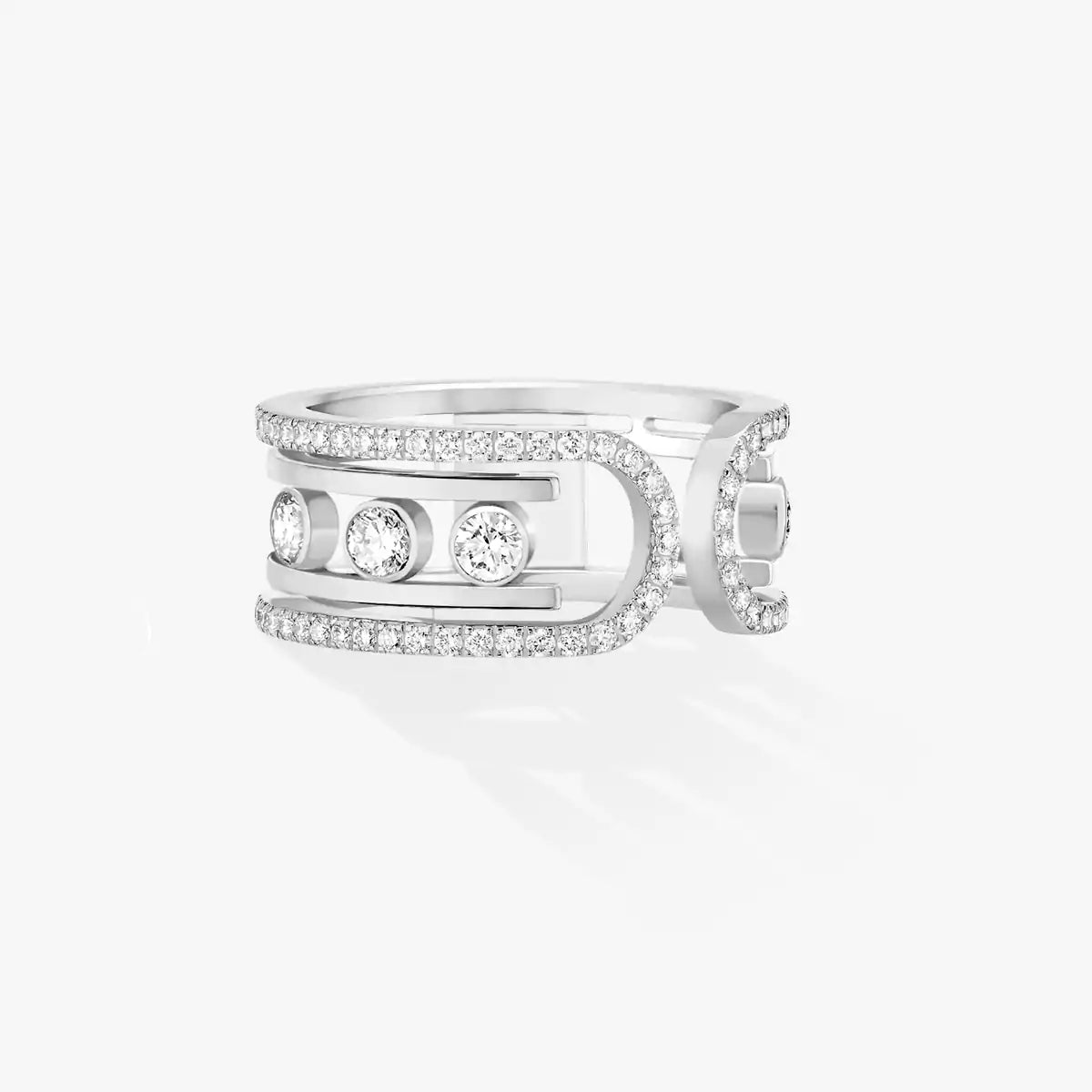 [ElanLuxe Jewelry]Move 10th Diamond Ring in Gold