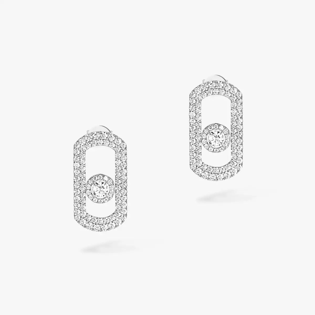 [ElanLuxe Jewelry]So Move Pave_-Set Diamond Earrings in Silver