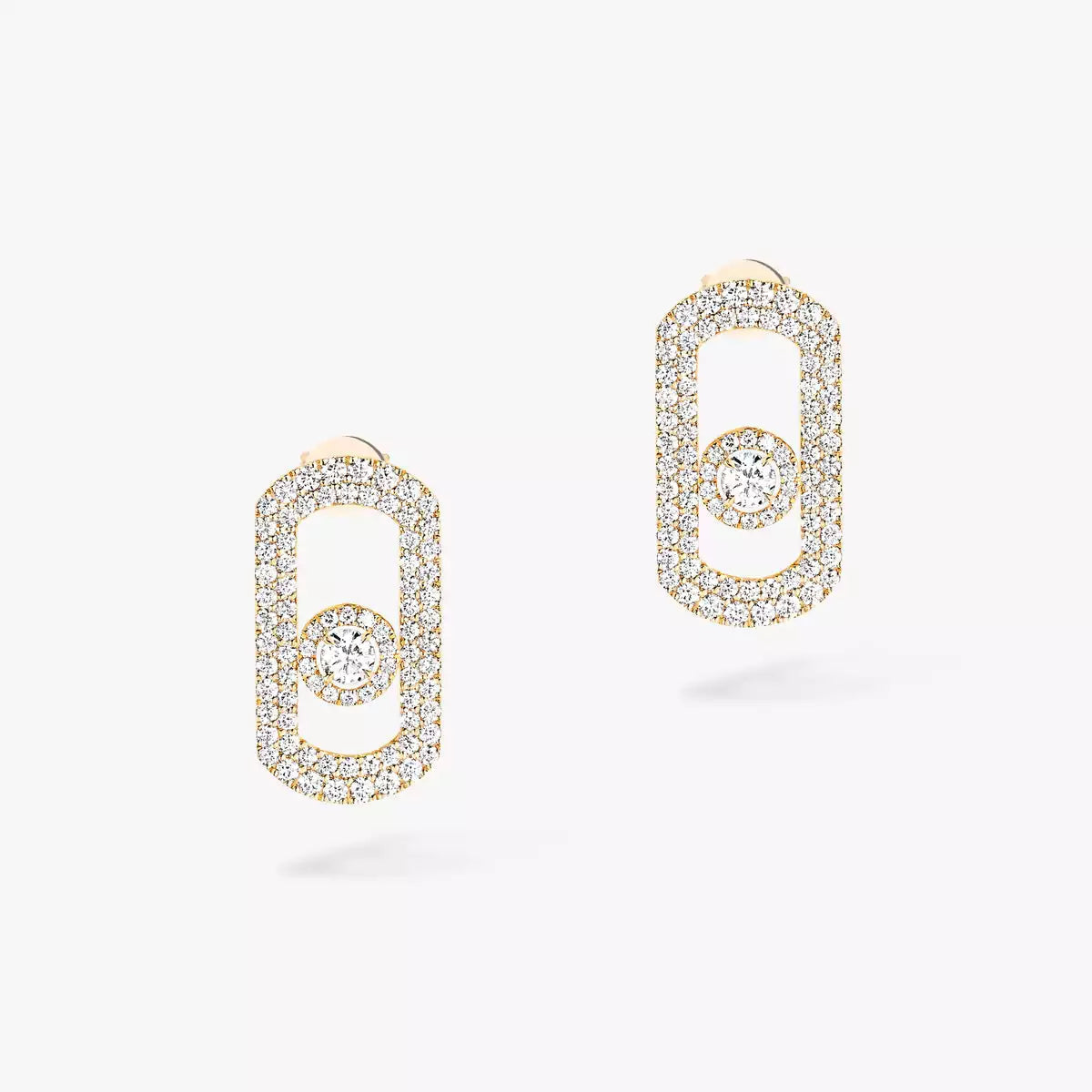 [ElanLuxe Jewelry]So Move Pave_-Set Diamond Earrings in Silver
