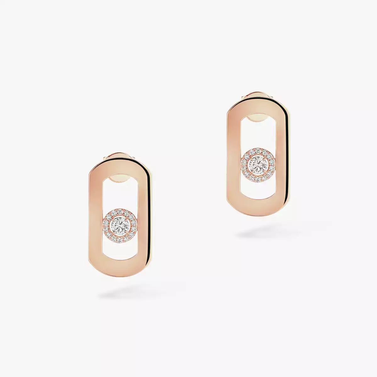 [ElanLuxe Jewelry]So Move Diamond Earrings in Yellow Gold