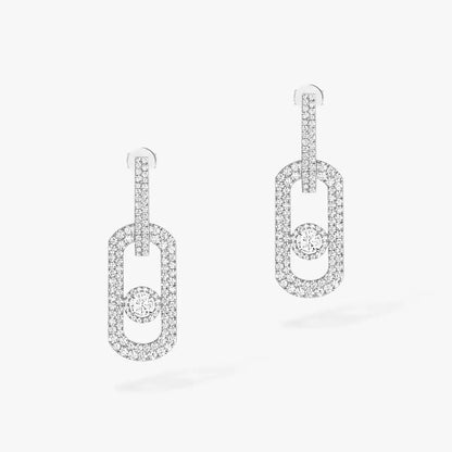 [ElanLuxe Jewelry]So Move XL Pavé-Set Diamond Pendant Earrings