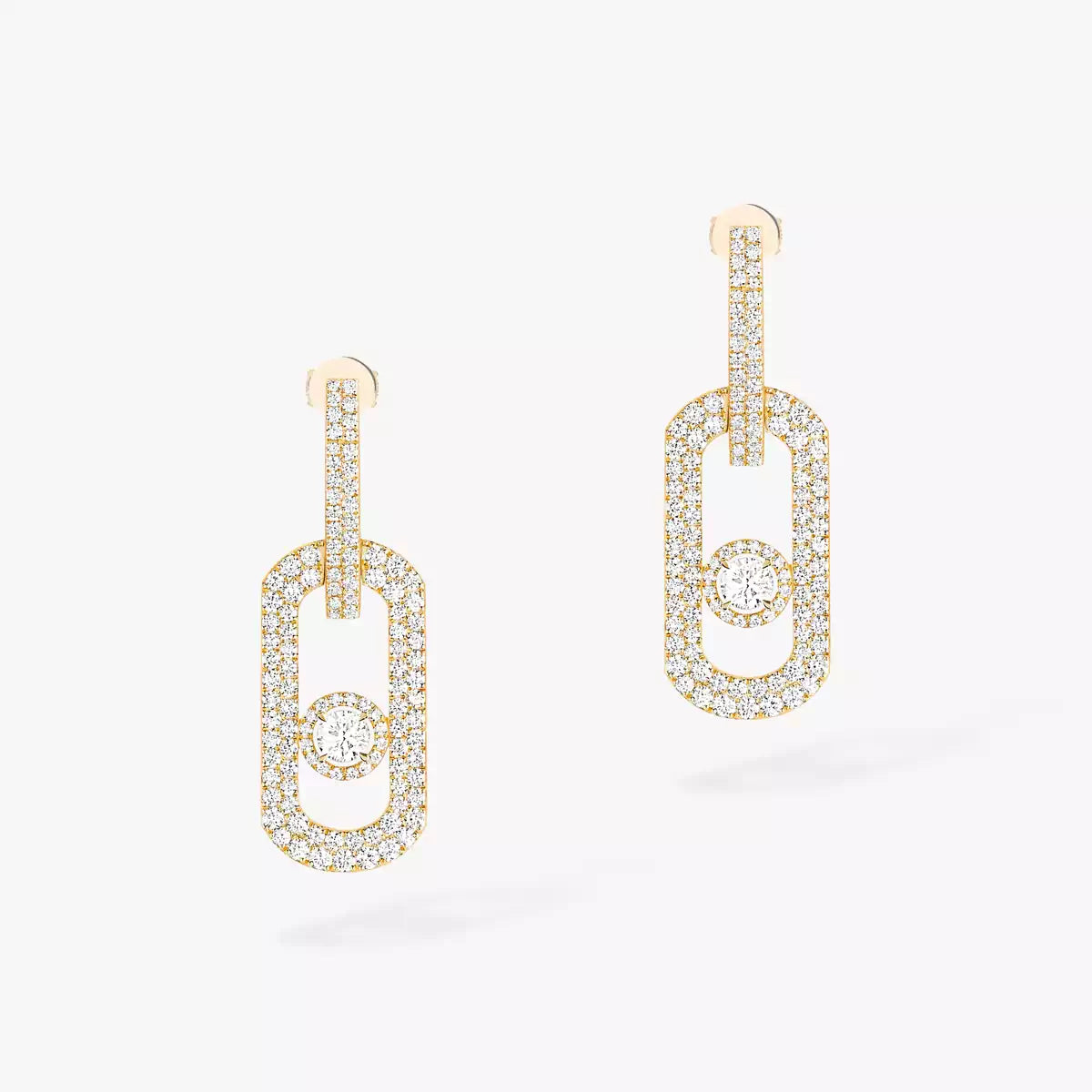[ElanLuxe Jewelry]So Move XL Pavé-Set Diamond Pendant Earrings