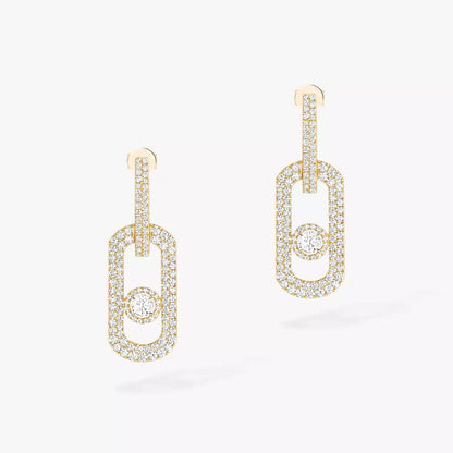 [ElanLuxe Jewelry]So Move XL Pave_-Set Diamond Pendant Earrings