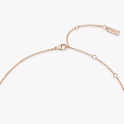 [ElanLuxe Jewelry]Lucky Eye Diamond Necklace in Rose Gold and Turquoise