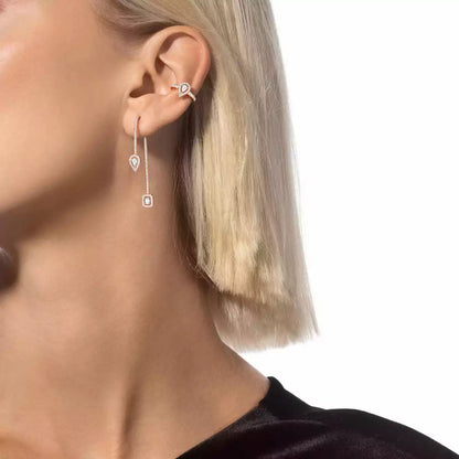 [ElanLuxe Jewelry]Diamond Drop Earrings My Twin