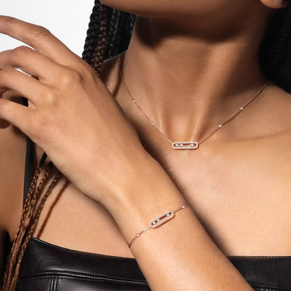 [ElanLuxe Jewelry]Pav Baby Move Diamond Bracelet