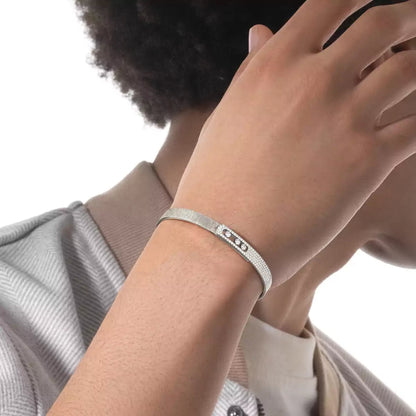 [ElanLuxe Jewelry]Move Noa Cisel half pav bangle