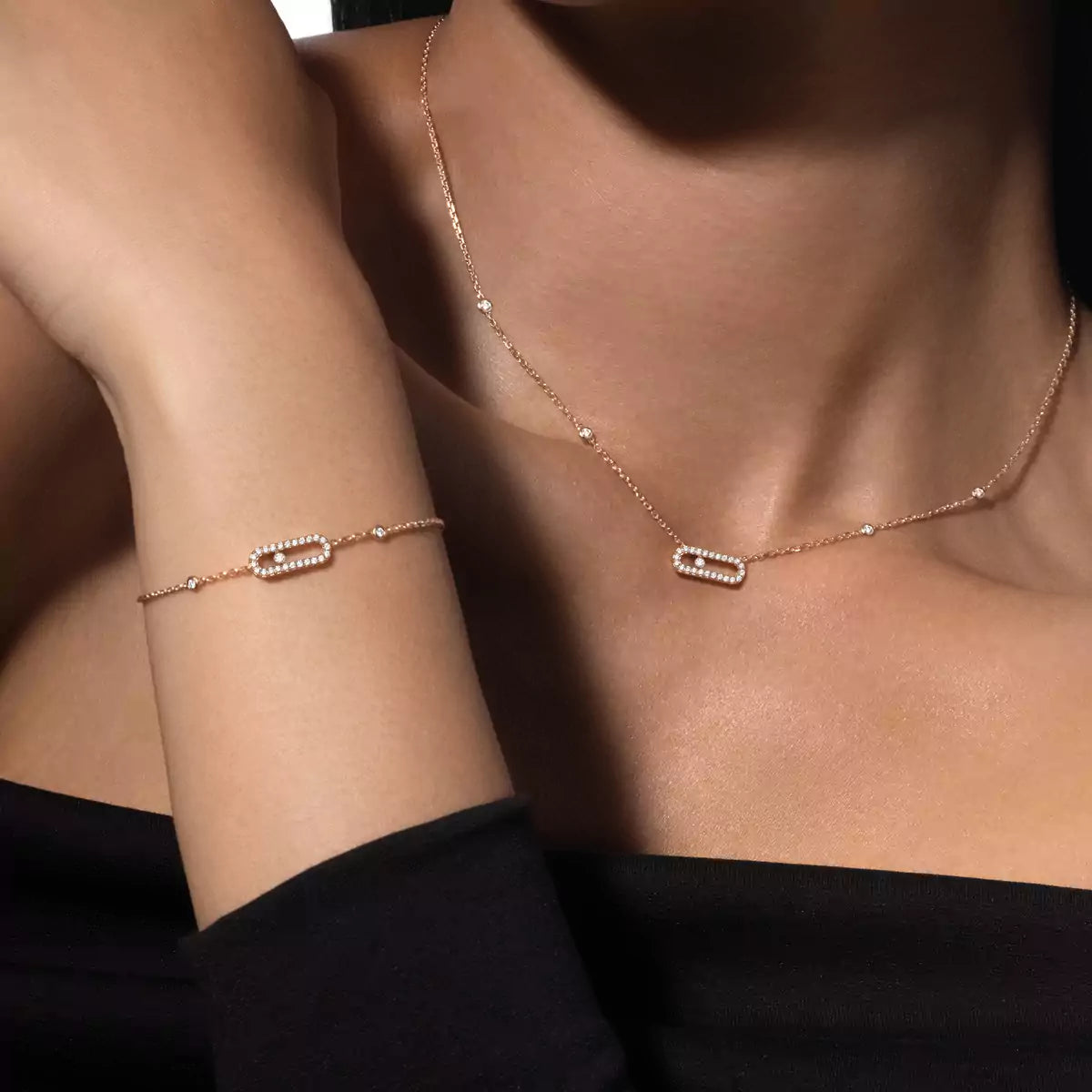 [ElanLuxe Jewelry]Move Uno Necklace