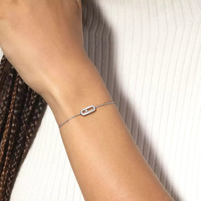 [ElanLuxe Jewelry]Move Uno Diamond Bracelet