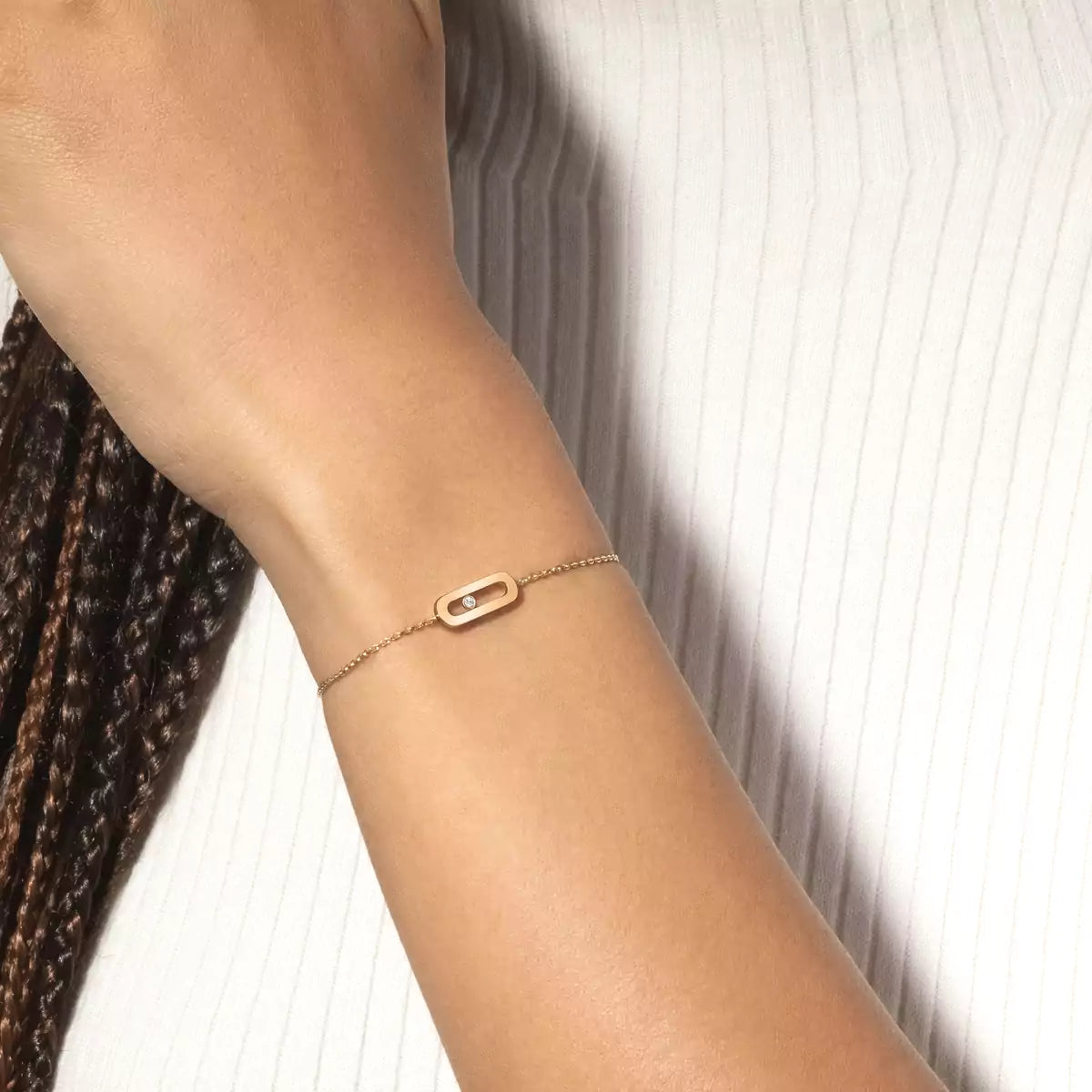 [ElanLuxe Jewelry]Move Uno Diamond Bracelet