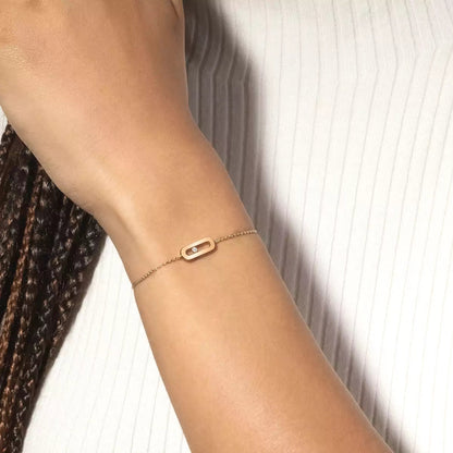 [ElanLuxe Jewelry]Move Uno Diamond Bracelet