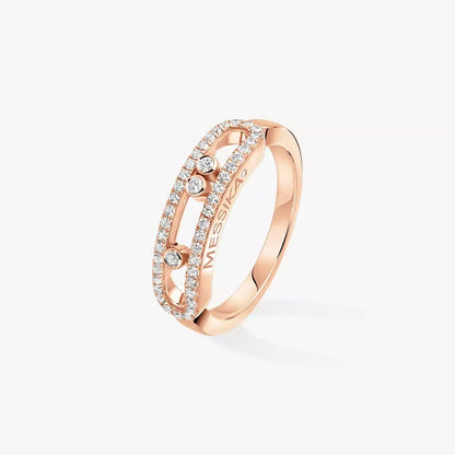 [ElanLuxe Jewelry] Baby Move Gold Diamond Pave_ Ring