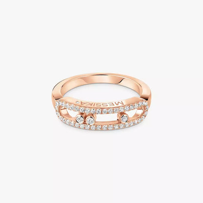 [ElanLuxe Jewelry] Baby Move Gold Diamond Pave_ Ring