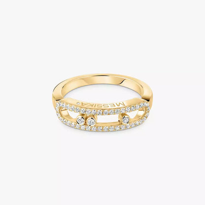 [ElanLuxe Jewelry] Baby Move Gold Diamond Pave_ Ring