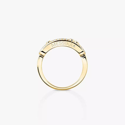 [ElanLuxe Jewelry] Baby Move Gold Diamond Pave_ Ring