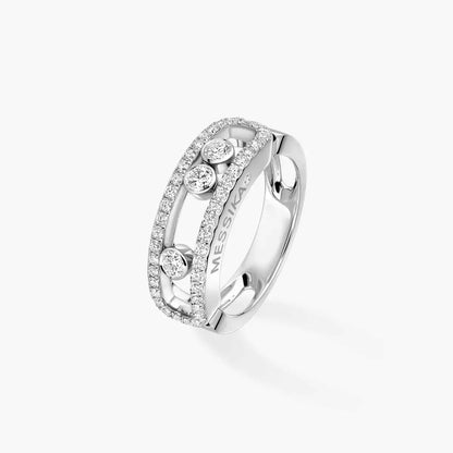 [ElanLuxe Jewelry] Move Gold Diamond Pave_ Ring